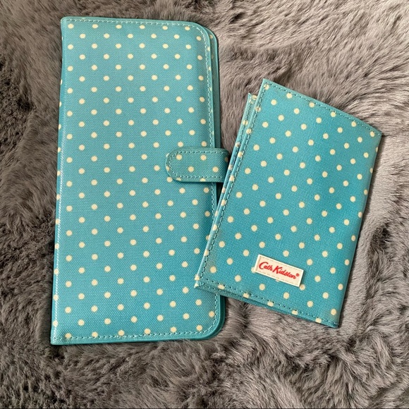 Cath Kidston Bags Cath Kidston Bundle Light Blue Dot Travel Wallet